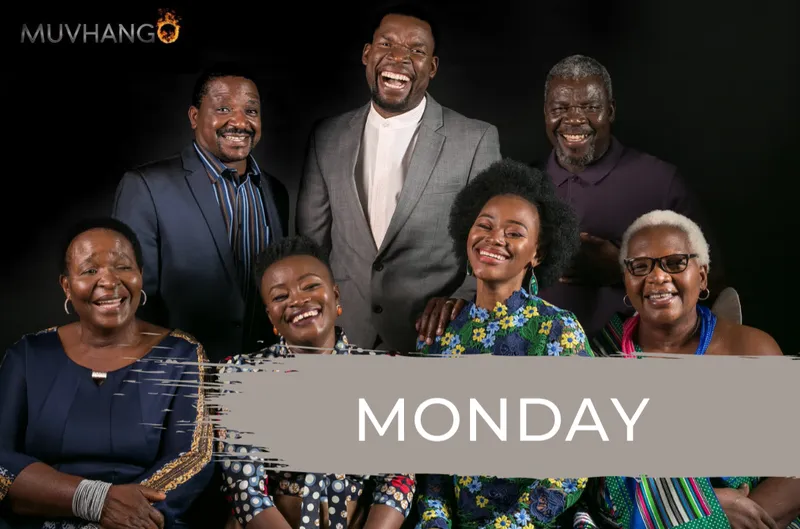 A vibrant celebration of Muvhango, South African culture, featuring characters and traditional elements of the soap opera.
