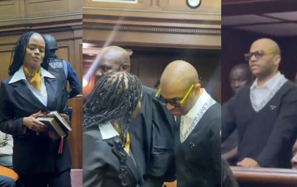 Dynamic Duo: Nandipha and Thabo Bester Make a Stylish Statement in Court