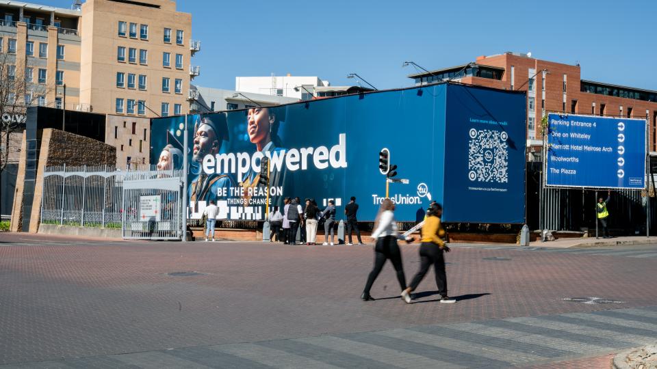 Johannesburg Launches Africa's First Peelable Billboard to Boost Credit Education Awareness