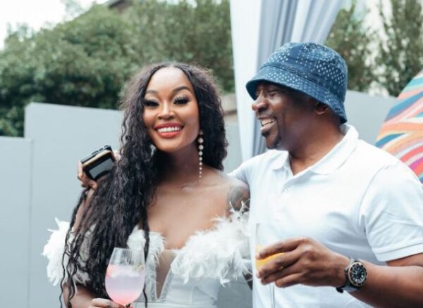 Lamiez Holworthy Discusses Relationship Dynamics with Chicco Twala Amidst Rumors.