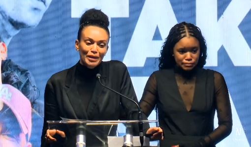 Heartfelt Tributes: Pearl Thusi and Daughter Honor DJ Warras at Memorial
