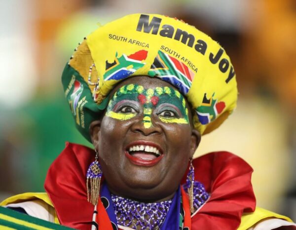 Mama Joy Celebrates Jersey and Ticket Gifts Ahead of AFCON Semi-Final Clash with Morocco
