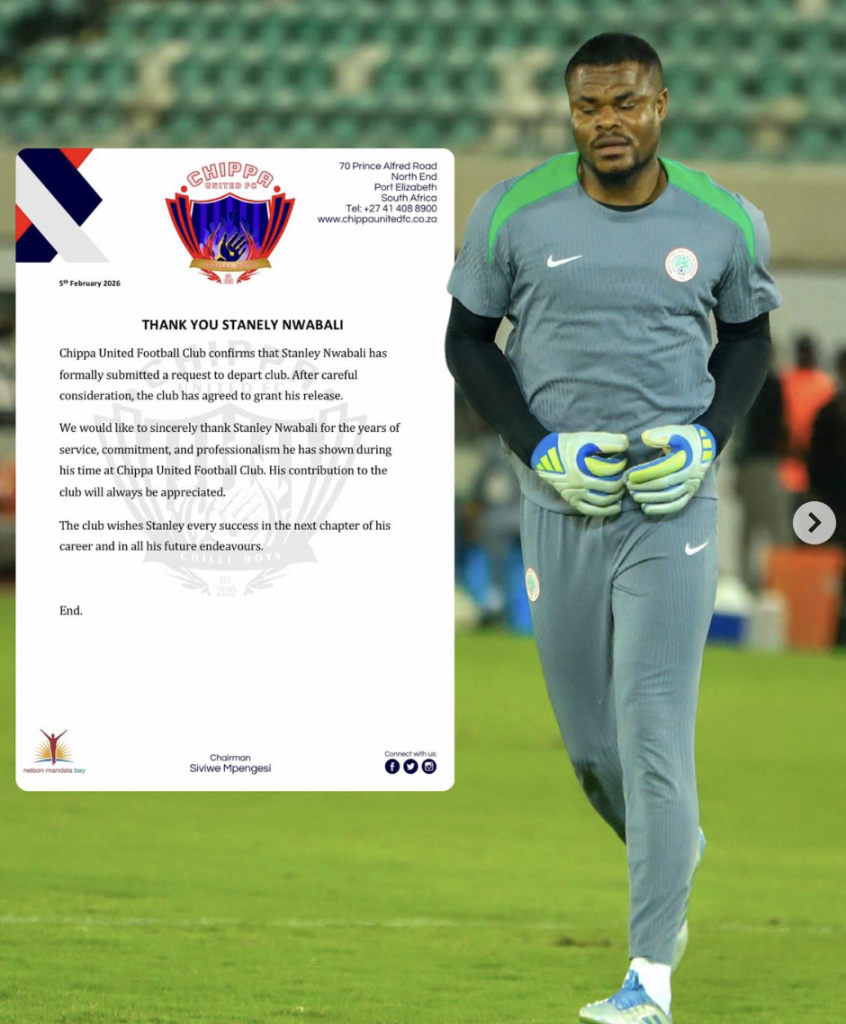 Assessing Nwabali's Bold Move: A Departure from Chippa United
