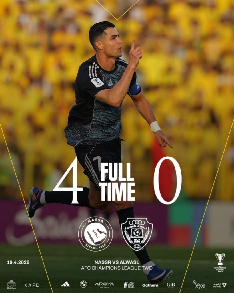 Ronaldo Scores Again: Al Nassr Triumphs 4-0 with Record-Breaking Strike