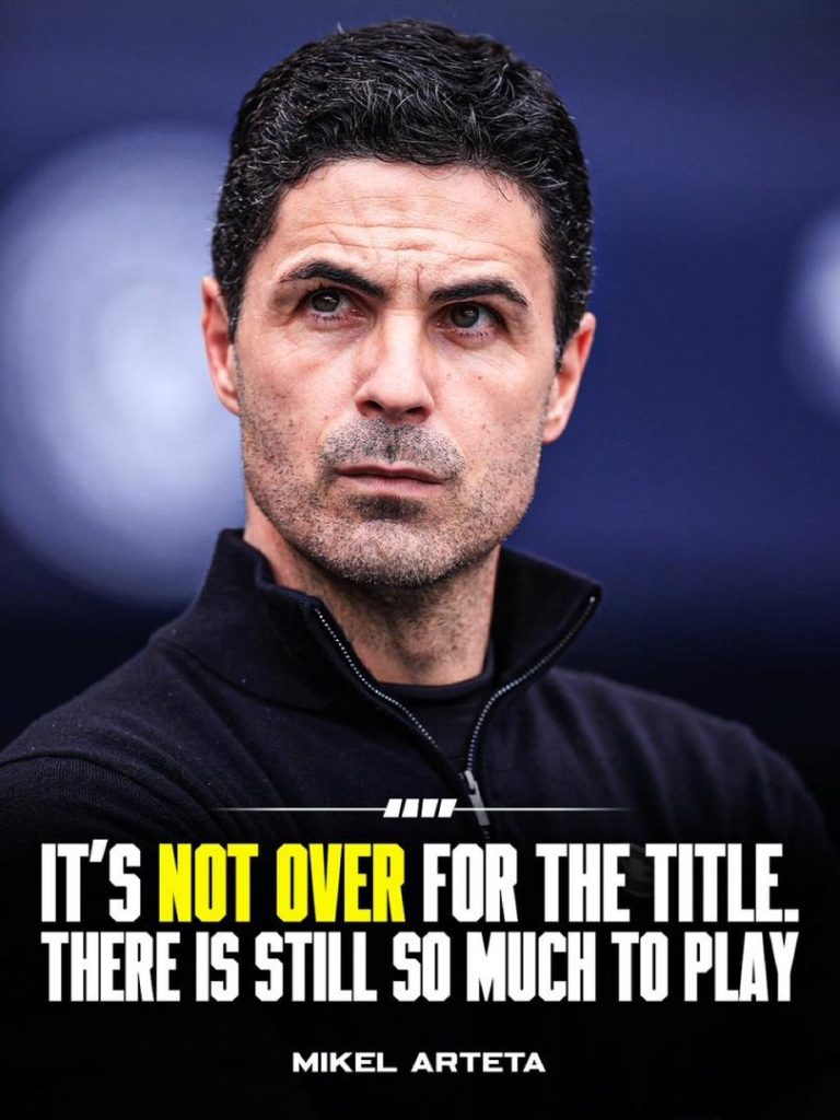Arteta: Title Aspirations Remain Alive Despite City Setback