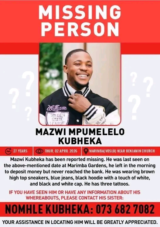 Herman Mashaba Urges Ramaphosa to Take Action on Mazwi Kubheka's Mysterious Disappearance