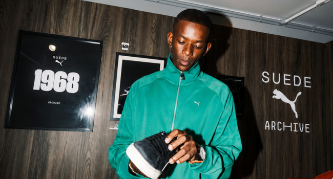 Maglera Doe Boy Launches Vibrant Campaign Honoring the Timeless Puma Suede Heritage