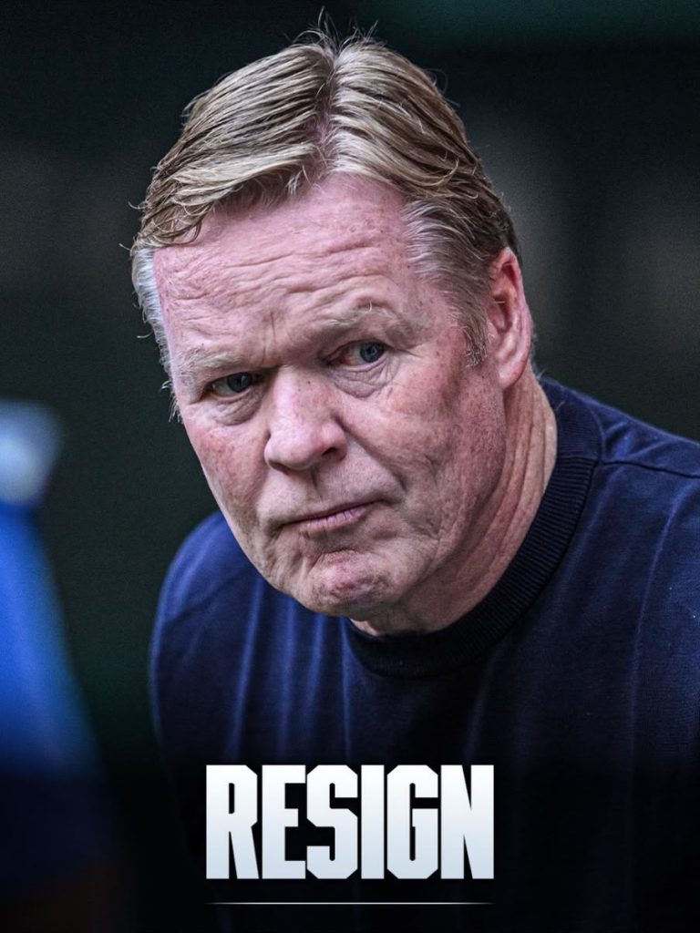 Koeman Steps Down as Netherlands Coach After World Cup Letdown