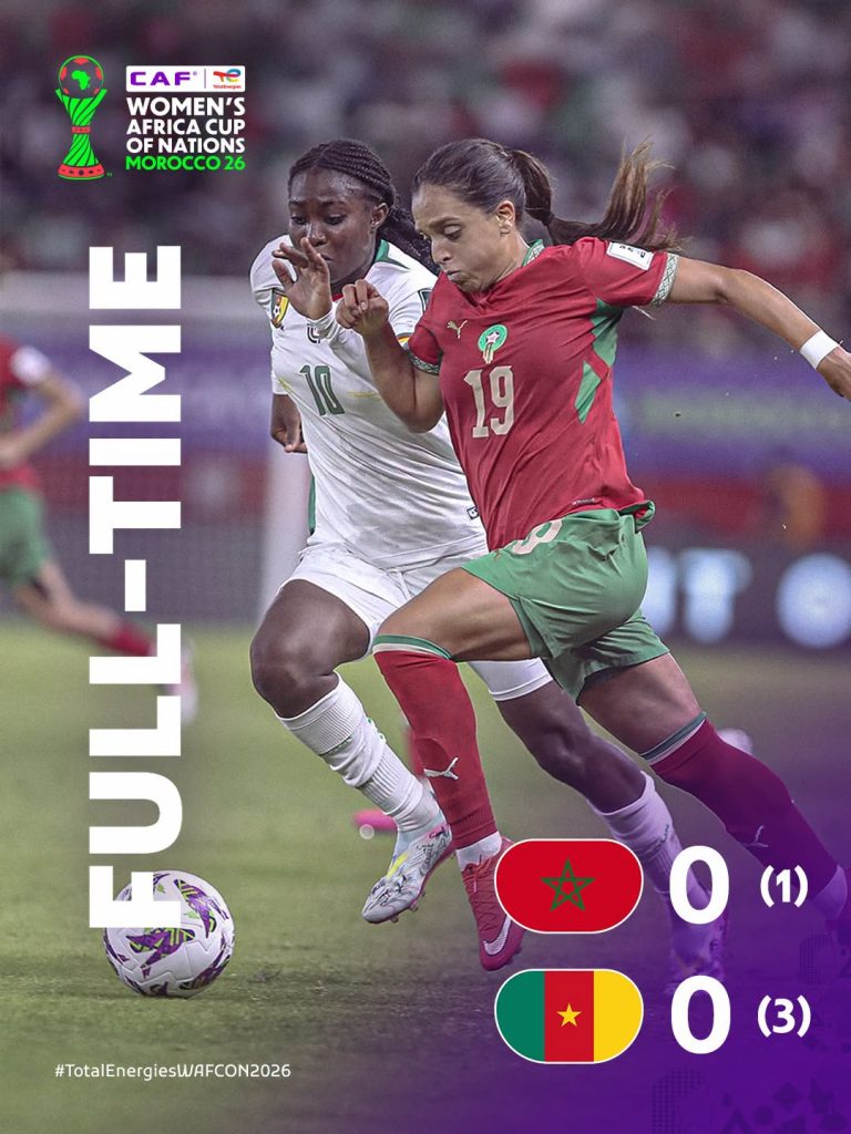 Cameroon Clinches 2026 WAFCON Final Berth in Nail-Biting Penalty Showdown Against Morocco
