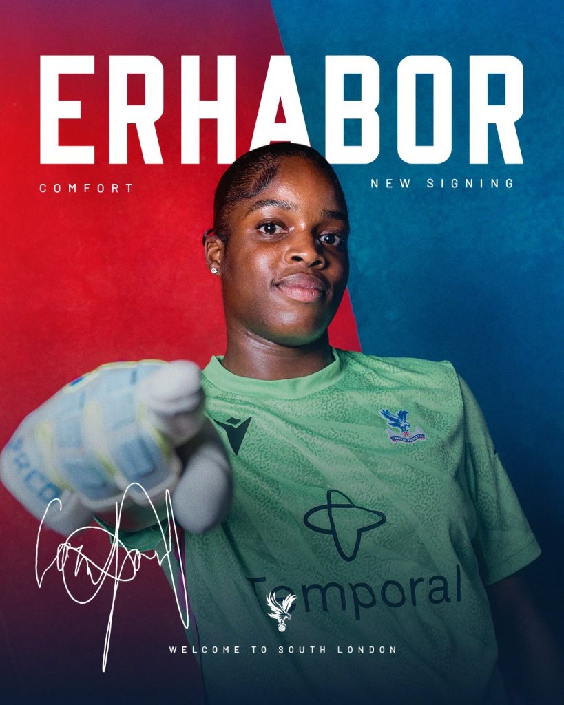 Comfort Erhabor Joins Crystal Palace Women Following Portsmouth Stint