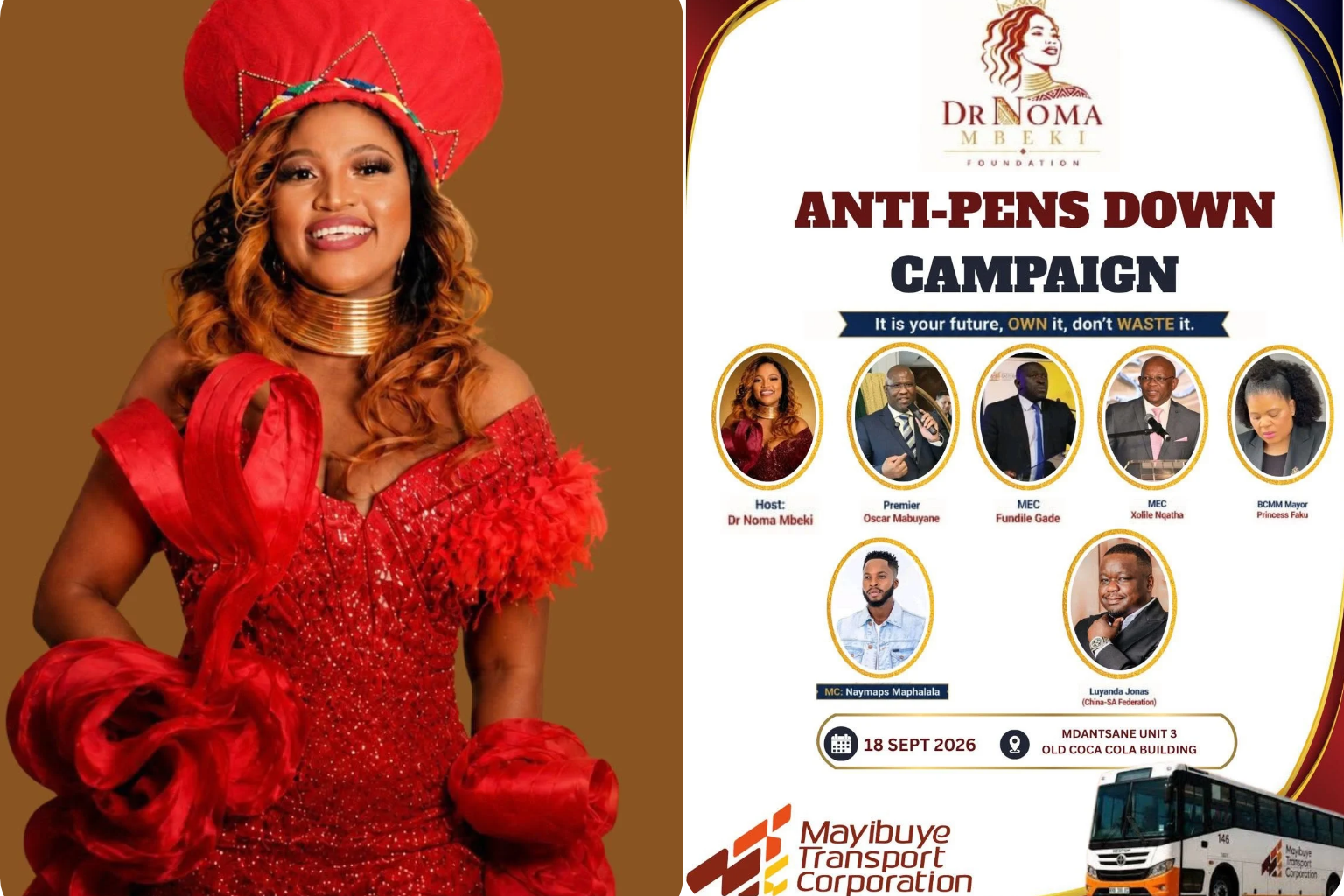 Queen Noma Champions Student Safety with Anti Pens Down Campaign!