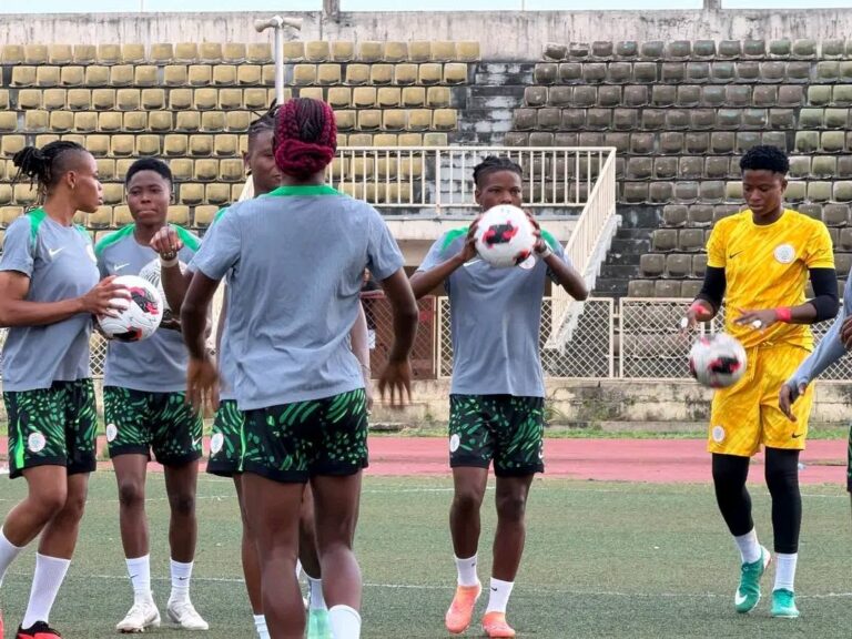 Super Falcons Intensify Training Ahead of Crucial Comoros Clash in Olympic Qualifiers